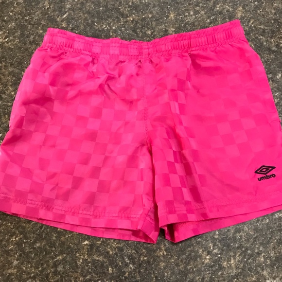 pink umbro shorts
